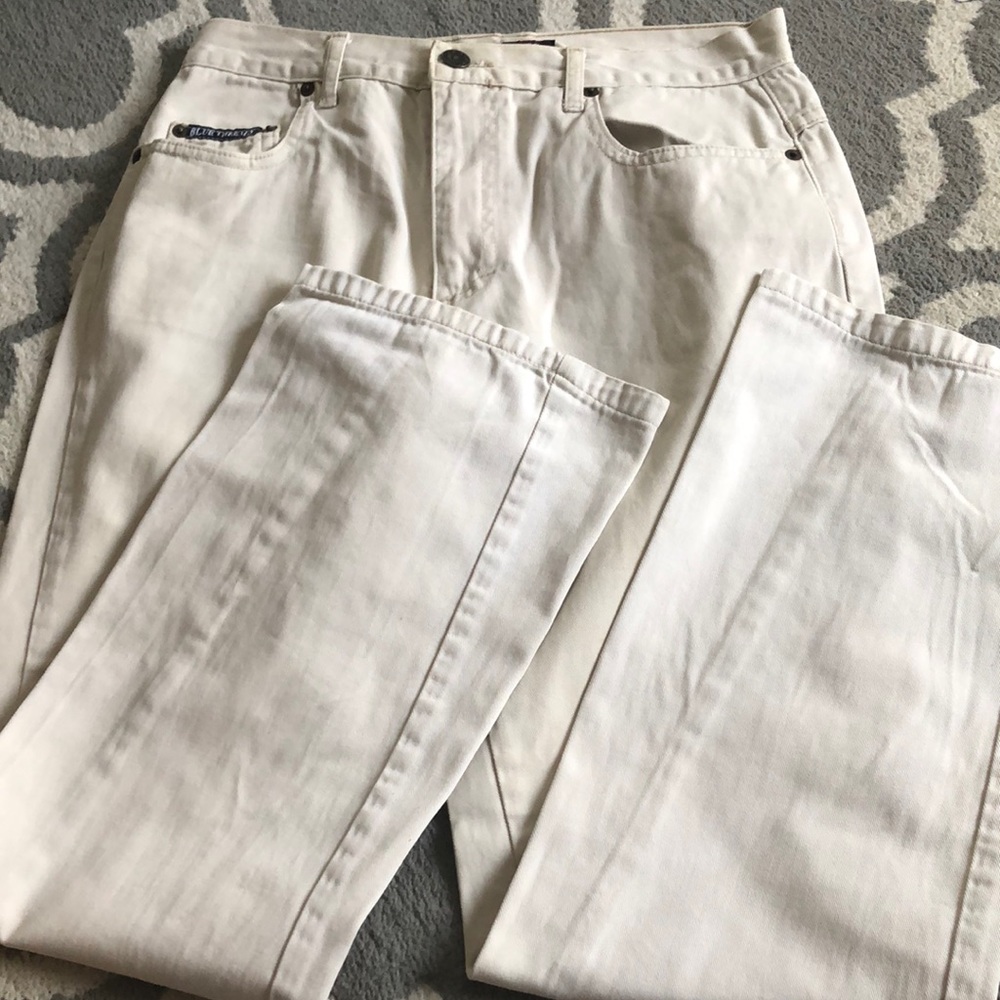 Blue Threads White Denim Jeans